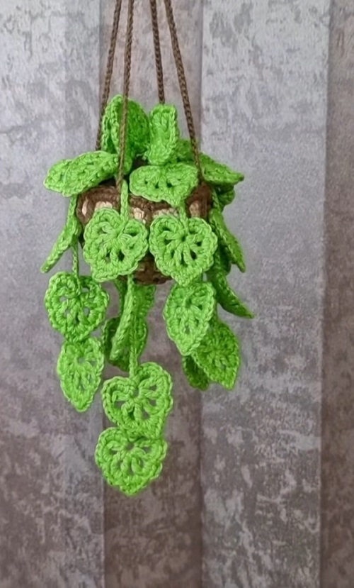Crochet Hanging Plant
