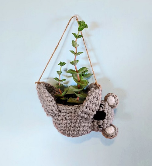 Crochet animal plant pots 1