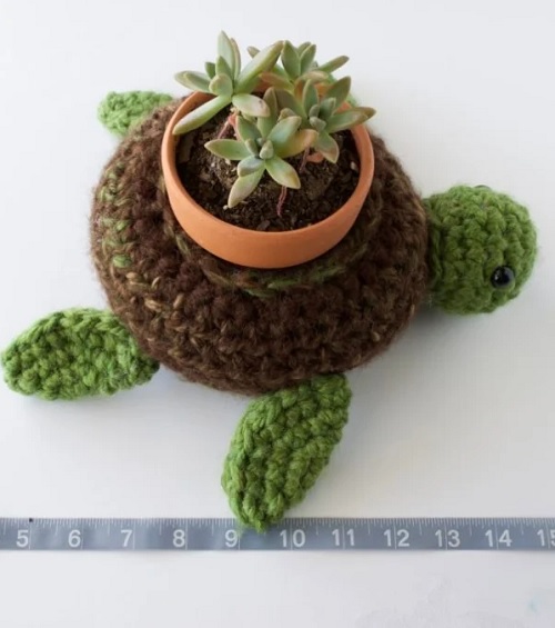 Crochet animal plant pots 2