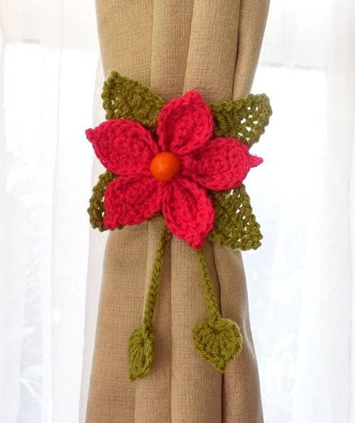 Crochet Flower Hair Accessory