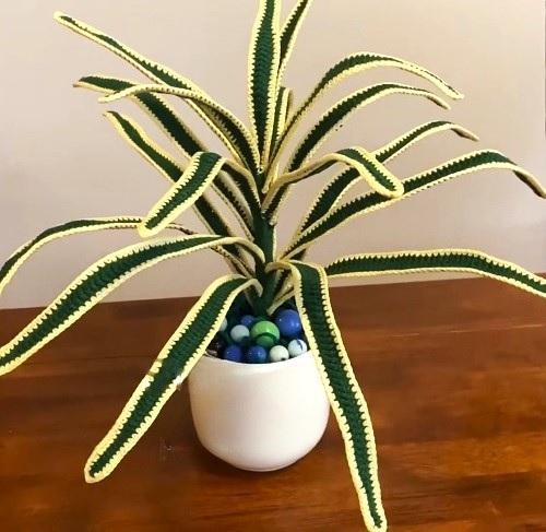 crochet spider plant 