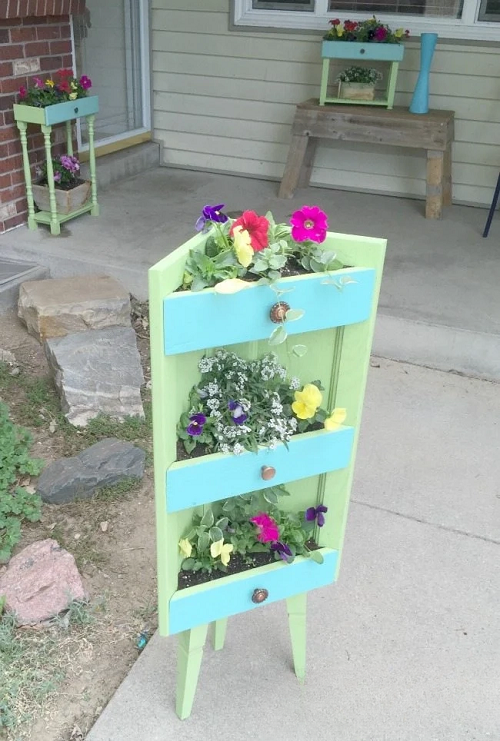 DIY plant corners