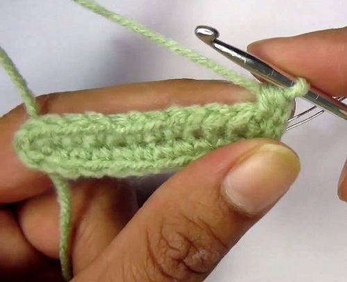 Crochet Daisy leaves
