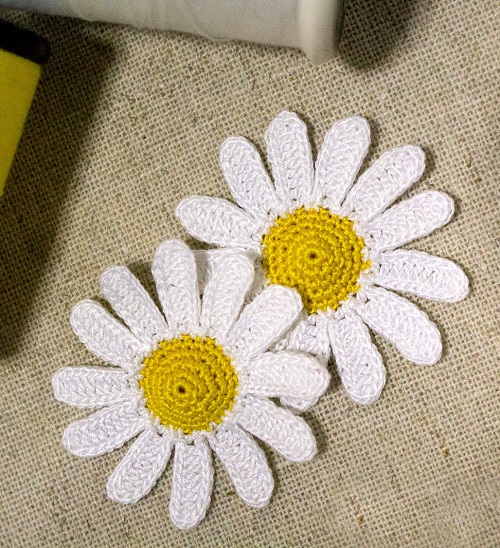 Crochet the Daisy flower