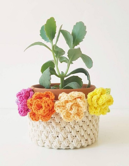 Use Your Crochet Flower Pot Cover