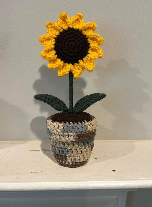 How to Crochet a Sunflower
