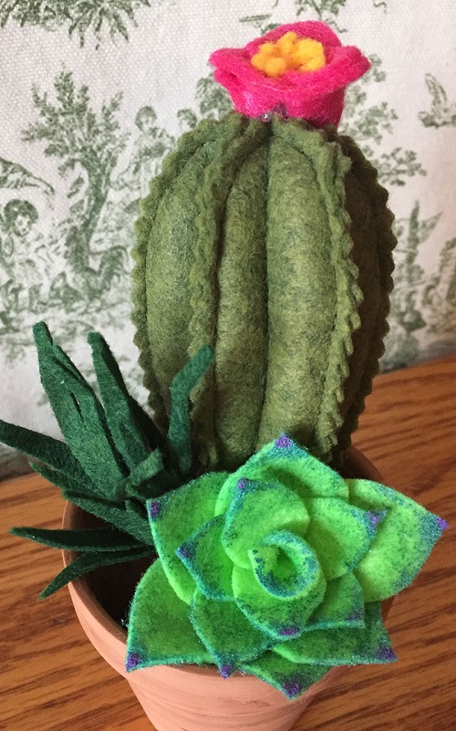 easy to make Felt Cactus 2