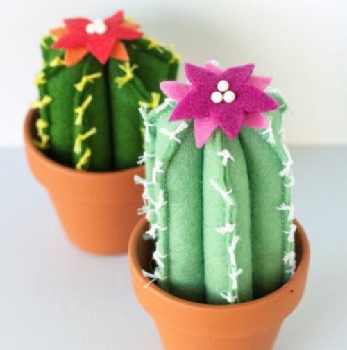 DIY Felt Cactus 2