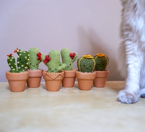 DIY Felt Cactus 3