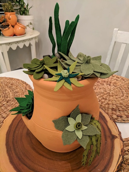 Felt Succulent Tutorial