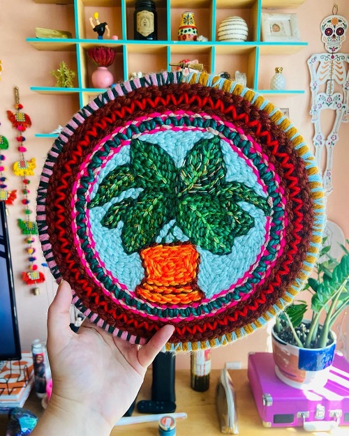 punch needle plant