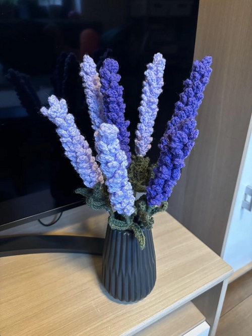 Crochet Lavender Plant Step-by-Step Tutorial 1