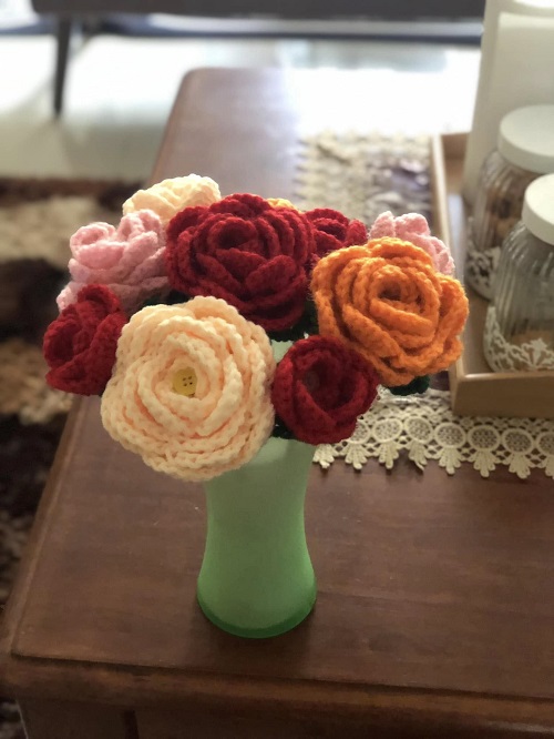 How to Crochet a Rose