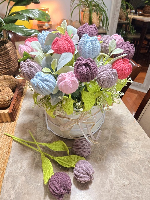 Crochet Tulip Pattern Tutorial