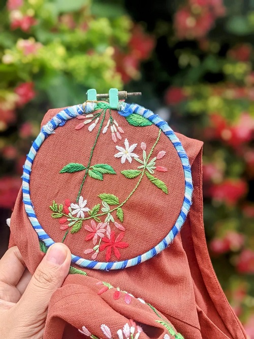 embroidery floral art 1