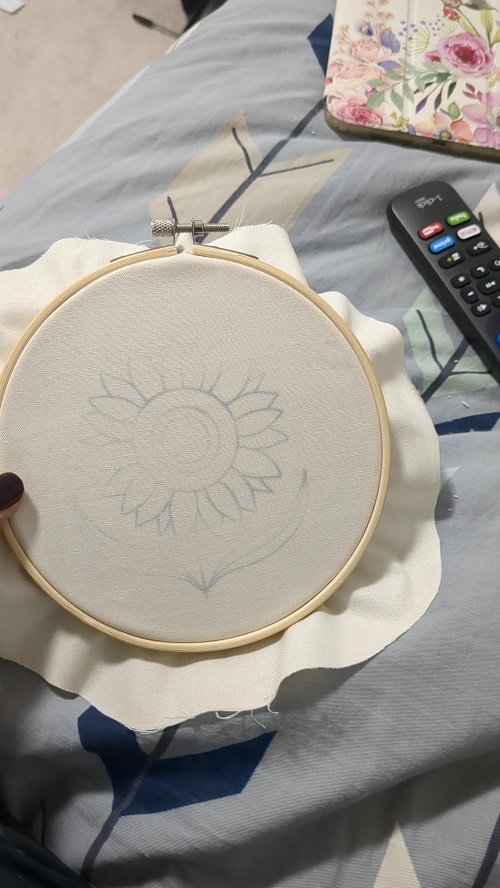 Get the Fabric Into the Hoop