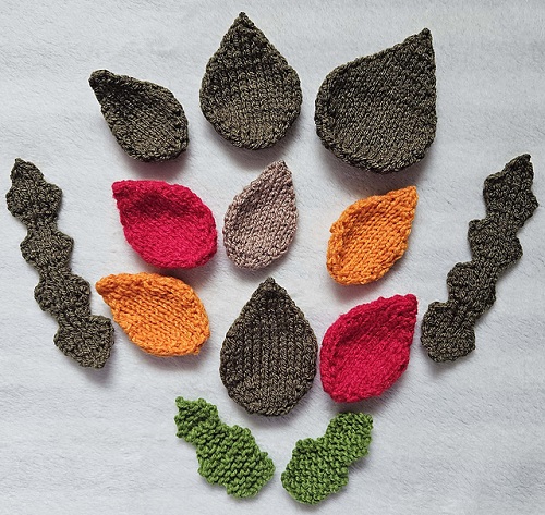 How to Knit a Simple Leaf Pattern 1