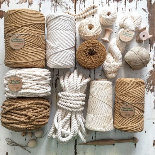 Macrame Cord Thickness Guide