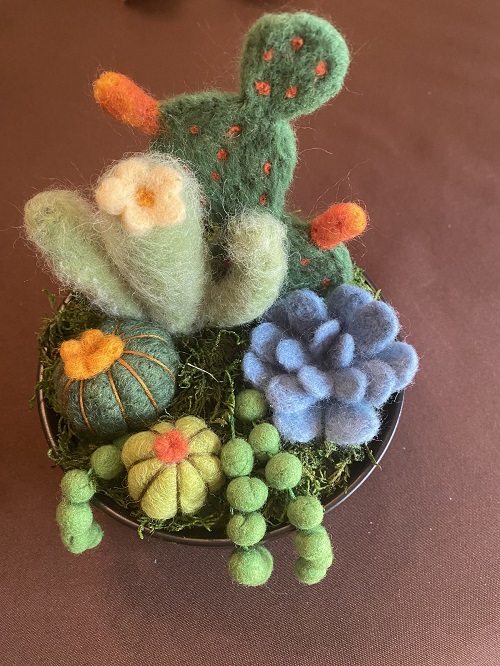 Needle-Felted Plant Tutorial 1