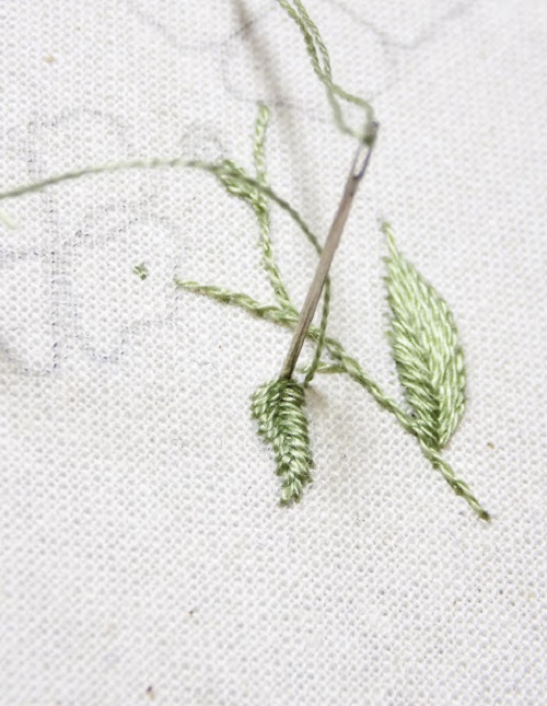 Embroider the Leaves