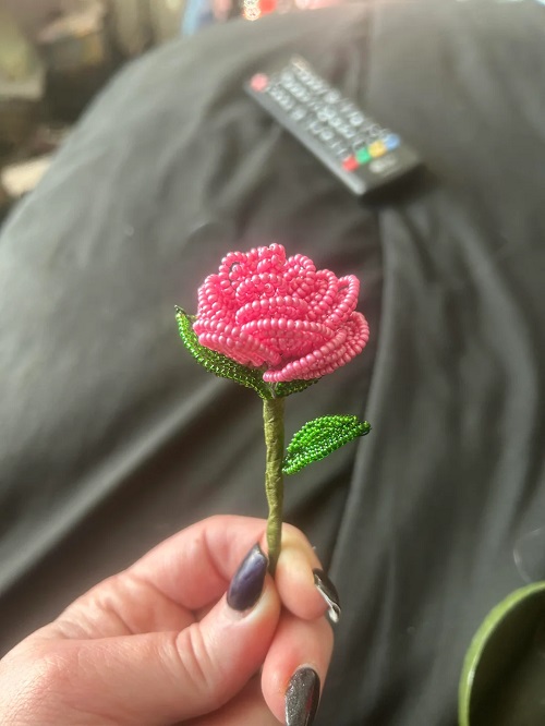 Attach the Rose to the Stem