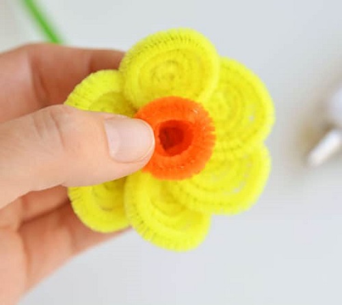 Making the flower
