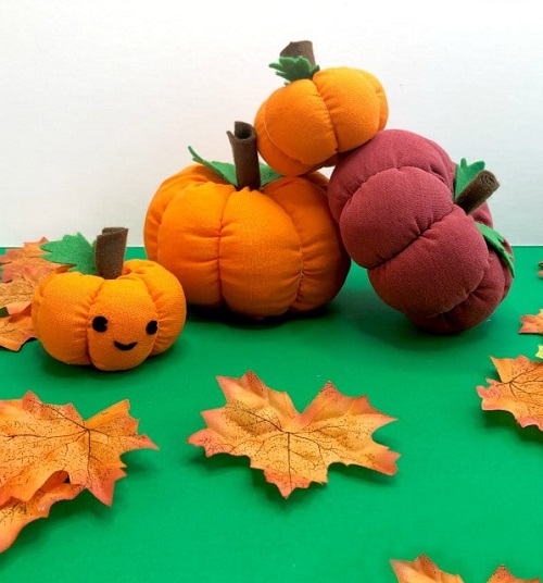 How to Sew a Stuffed Pumpkin