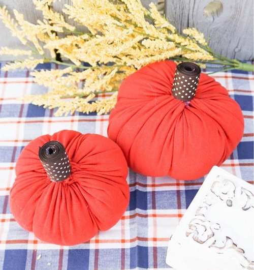 Finish Your Fabric Pumpkin