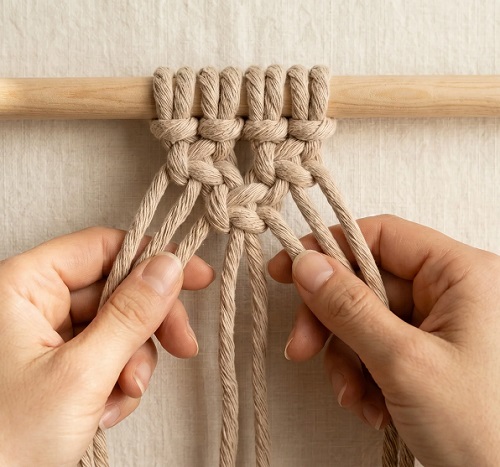Square Knot Macrame 