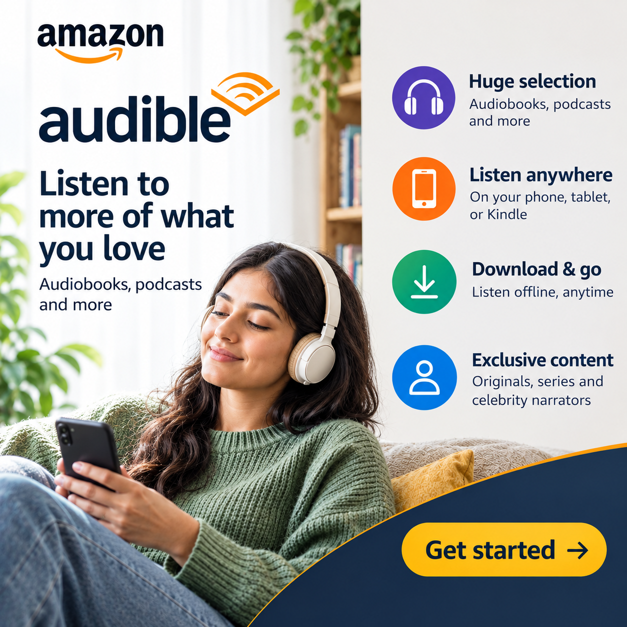 Try Audible: Audiobooks for Sewing and Fashion Inspiration