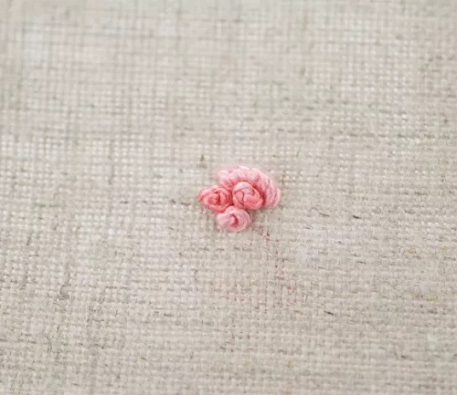 Work a Bullion Knot
